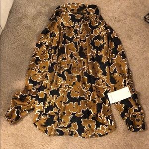 Zara silk blouse new with tag